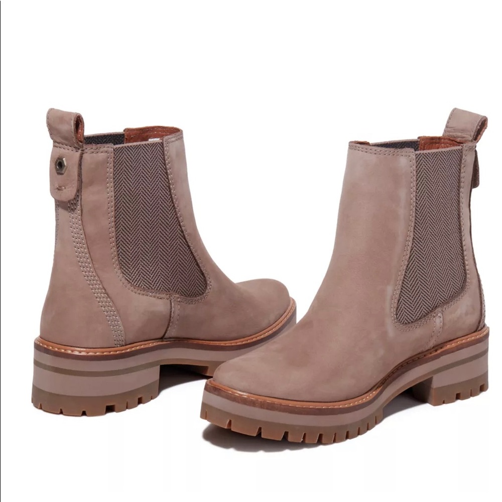TIMBERLAND COURMAYEUR CHELSEA BOOT FOR WOMEN IN BEIGE - Picture 5 of 7
